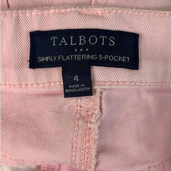 Talbots Women's Pants 5 Pocket Jegging - Light Pink - Size 4 - Picture 4 of 8